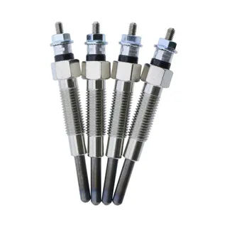 4 Pieces Glow Plug 199-2356 for Mitsubishi Engine S3L2 S4L2 K4N S3Q2 S4Q2T Caterpillar CAT Excavator 302.5C 303 303.5C 303.5D 303CCR 304 304CCR 304DCR 305 305.5D 305CCR 305DCR