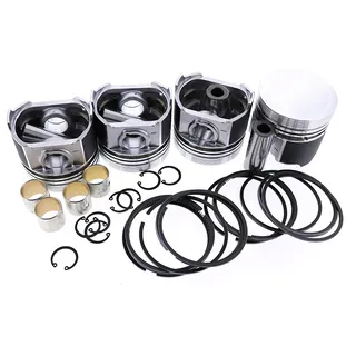 STD Piston Kit with Ring for Isuzu Engine 4BC2 4BC2T Truck NPR NRR NQR ELF Iseki Tractor SX65 T6010 T6000