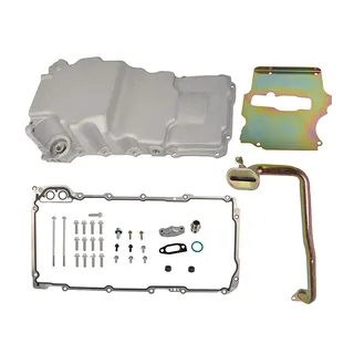 4" Stroke 6.0 Quarts Holley?Oil Pan 302-3 for Chevy Engine LS1 LS2 LS3 4.8L 5.3L 6.0L 6.2L Camaro
