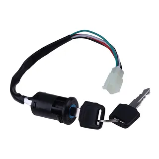 4 Wire 4 Pin Ignition Key Switch for Sunl Roketa Kazuma Chinese Made 50cc 70cc 90cc 110cc 125cc Quad ATV Dirt Bike Pocket Bike 4 Wheels Parts
