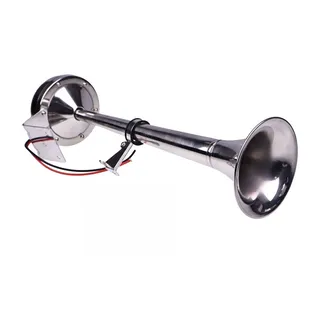 400mm Stainless Steel Single Trumpet Electric Horn for Marine Boat Truck Car