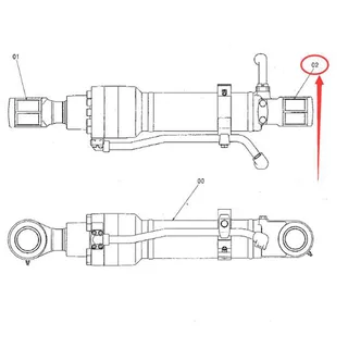 Bucket Cylinder Components Bushing 4365897 for John Deere Excavator 120D 130G 135D 135C 350DLC 270DLC 85D 350GLC 210G 120C 85G