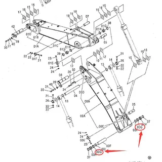 Boom Bushing 4402460 for John Deere 180 180GLC 190DW 200CLC 200DLC 210 210G 220DW 225CLC 225DLC