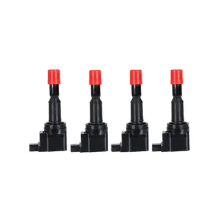 4 PCS Ignition Coil 30520-PWC-003 for Honda Fit 1.5L L4