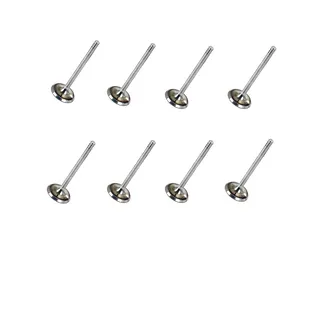 4 Pcs Intake Valves and 4 Pcs Exhaust Valves for Isuzu 4HG1 4HG1T Engine
