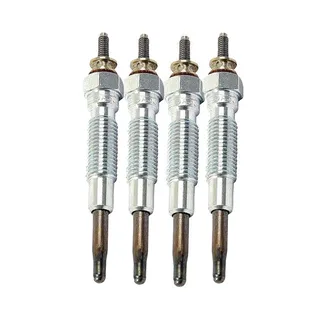 4 Pcs Plug Glow MM409510 for Mitsubishi S4S S4L S4L2 Engine Compact Tractor TCM Forklift