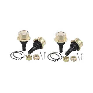 4 PCS Upper & Lower Ball Joint 5Fu-F3549-00-00 for Yamaha ATV YFM350Bruin YFM350Grizzly YFM350GWGrizzly YFM350Wolverine UTV YXR450Rhino