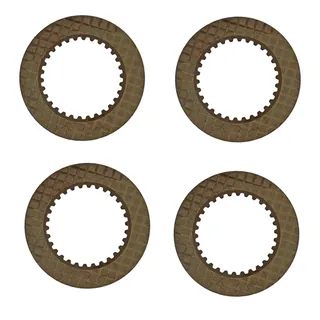 4 Pieces Clutch Disc 32461-23630-71 for Toyota Engine 1DZ 4Y 2Z Forklift 02-6FD10 02-6FD14 02-6FD15 02-6FD18 42-6FG10 42-6FG14 42-6FG15 42-6FG18