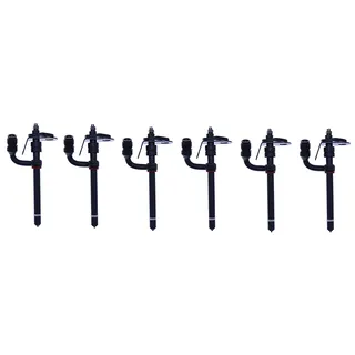 6 PCS Fuel Injector RE48786 for John Deere 6059T 6068 6081 Engine 350 330B 5303 6110 5220 1450 1550 4045 1450