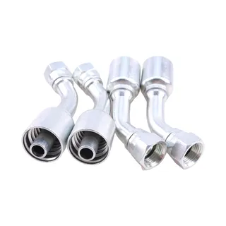 4PCS Hydraulic Hose Fitting With 1/2" Female JIC Swivel Threads 13743-8-8 for Parker