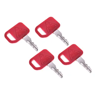 4Pcs Ignition Key T209428 KV13427 AT195302 AT145929 R45361 for John Deere Tractors Loaders Dozers Backhoes