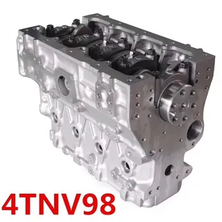 4TNV98 4TNV98T Engine Cylinder Block Assembly With Gasket Kit for Hitachi ZX60USB-3F ZX65USB-3F Doosan SOLAR 75-V