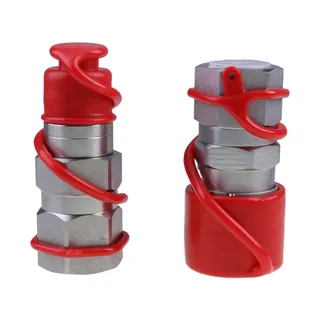 5/8" SAE Flat Face Hydraulic Quick Connect Coupler Set for Bobcat Skid Steer Loader 463 553 773 753 763 853 7753