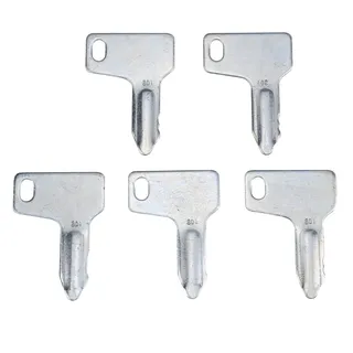 5 Pcs For John Deere Excavator 15 25 30 50 Ignition Keys 301 AT110583