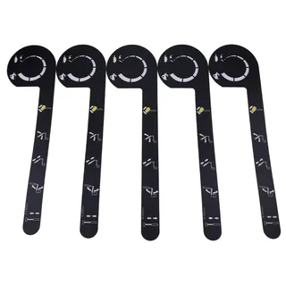 5 PCS Function Speed Decal 1702567 for JLG Boom Lift 600S 600SJ 660SJ 680S 800S E600 800A E400A E450AJ