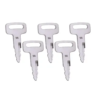 5 Pieces Ignition Key KEY00-GB01A NIS-1A 1A for Nissan Forklift Heavy Equipment