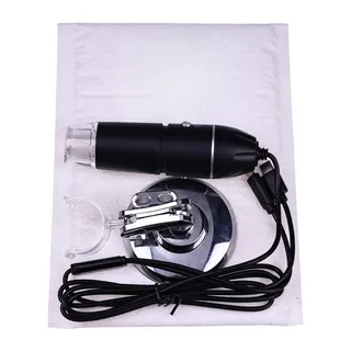 50X-1600X 8 LED USB Zoom Digital Microscope With Holder for Windows MAC PC