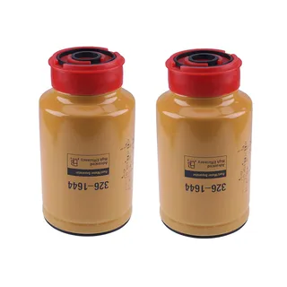 2pcs Electronic Fuel Injection Fuel Filter 1R-0771 326-1643 For Caterpillar Excavator CAT E365
