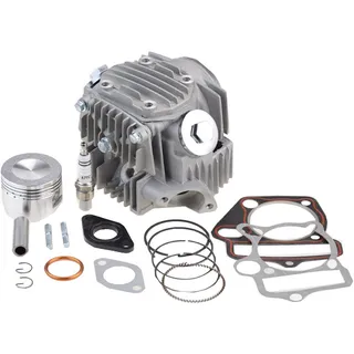 52.4mm Cylinder Head Piston Rings Gasket Spark Plug for 4 Stroke 110cc ATV Scooter Go Kart Dirt Bike Motorcycle