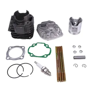 52mm Cylinder Head Piston Gasket Kit 0450007 for Polaris ATV Predator90 Sportsman90 Yamaha JOG Motorcycle 100 90cc 100cc 4DM