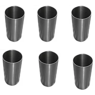 6 Cylinder Liners for Mitsubishi 6D15 Engine Kato HD800 HD900 Kobelco SK200-5 SK220-2 SK220-5 Excavator
