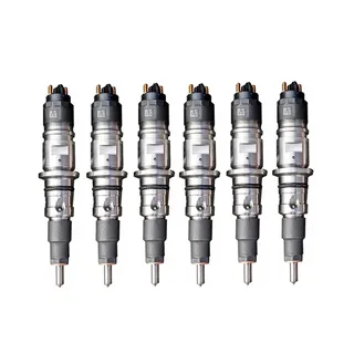 6 PCS Fuel Injector 0445120384 for Bosch