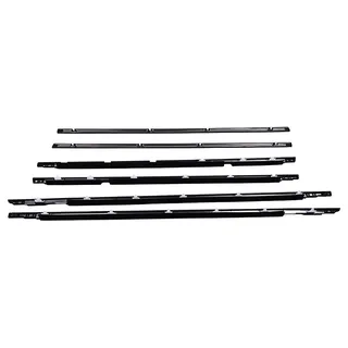6 Pcs Door Belt Molding 75660-60020 75670-60020 for Toyota Land Cruiser Lexus LX450 1990-1999