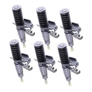 6PCS Fuel Injector 127-8205 0R-8479 for Caterpillar CAT Engine 3114 Wheel Loader 910F 910E