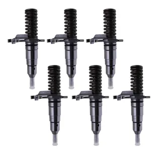 6 Pcs Fuel Injector 127-8228 20R-2057 for Caterpillar CAT Engine 3116 3406B