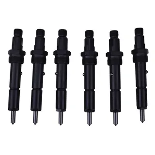 6 Pieces Fuel Injector 2645F027 0432133789 for Perkins Engine 1106C-E60TA Massey Ferguson Tractor 5465 6465 6475 6480 7465 7475 7480