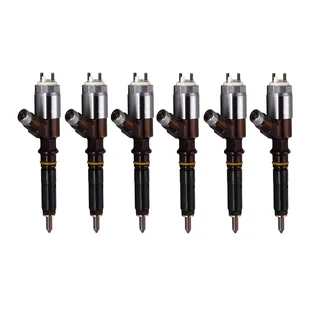 6 Pcs Fuel Injector 276-8290 293-9590 for Caterpillar CAT Engine C6.6 Loader 938H 963D