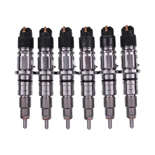 6 PCS Fuel Injector 2854608 0445120057 for CASE New Holland IVECO Engine F4HE9687 Tractor Maxxum 115 125 140 T6030 T6050 T6080 T6090