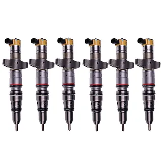 6 Pcs Fuel Injector 328-2576 for Caterpillar CAT Engine C9 Excavator 330D 330D L 336D L 336D LN