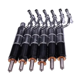 6 Pcs Fuel Injector 6209-11-3100 for Komatsu Engine 6D95 Excavator PC200-6L PC210LC-6L PC220LC-5 PC250LC-6L