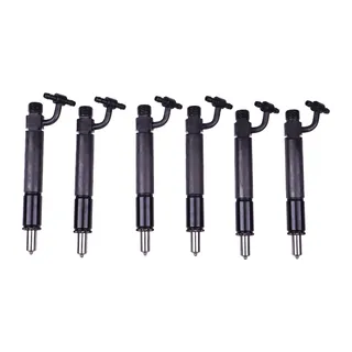 6 Fuel Injectors 1806407C91 780332 for Navistar Engine DT466