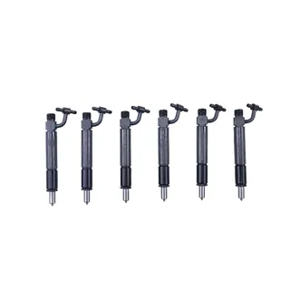 6 Pieces Fuel Injector With Nozzle 1809761C91 780334 for Navistar Engine DT466