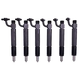 6 PCS Fuel Injector With Nozzle 1817016C91 781777 for Navistar Engine DT466C