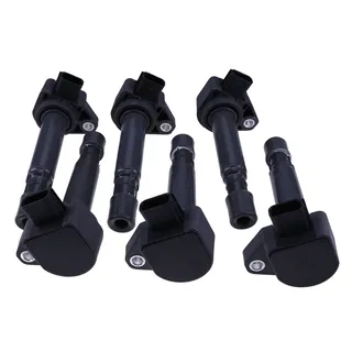 6 PCS Ignition Coil 30520-P8E-A01 for Honda Accord Odyssey 3.0L 3.2L 3.5L V6 99-09