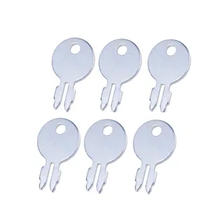 6 Pcs Ignition Key 180292M1 for Massey Ferguson Tractor 35 50 65 85 88 TO20 TO30 TO35 2510 500 5010 SA4700