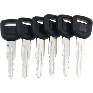 6 Pcs Ignition Keys T0270-81840 T0270-81820 for Kubota Tractor B2650HSDC B3030HSDC L3710DT L4310DT M108SHC M96SDSC