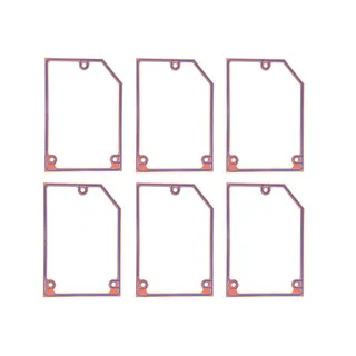 6 Pcs Rocker Lever Cover Gasket 4920076 for Cummins Engine K19 KTA19 QSK19