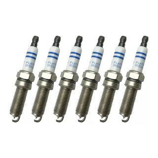 6 Pieces Double Platinum Spark Plug YR7MPP33 004159180326 for Mercedes Benz C-Class E-Class