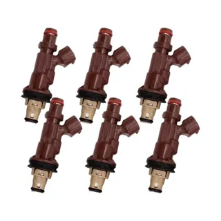 6 Pieces Fuel Injector 23209-62040 23250-62040 158-0561 for Toyota Tundra 4Runner Tacoma 3.4L 1999-2004