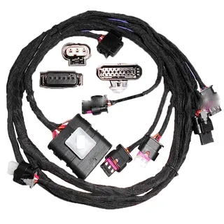 6 Pin Connector Acetate Tape Car PDC Wiring Harness