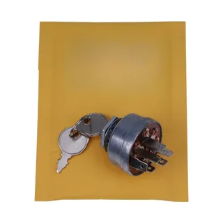 4 Position 7 Terminal Ignition Switch With 2 Keys 725-1717 925-1717 33-383 140301 532140301 for MTD Cub Cadet White Outdoor Poulan Husqvarna Jonsered Tractor