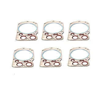 6 Pcs Cylinder Head Gasket ME051714 For Mitsubishi 6D22 Engine FV517 Truck
