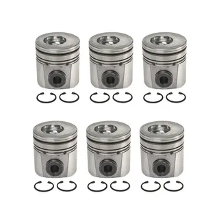 6 Pcs Piston 3926632 for Cummins Engine B3.9L 4B 4BT 4BTA 4BTAA B5.9L 6B 6BT 6BTA 6BTAA in USA