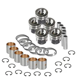 6 Pcs Piston Kit 04501382 for Deutz Engine TCD6L20122V Volvo Excavator EC210B Caterpillar Dozer D6E