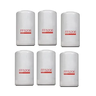 6Pcs Aftermarket Fleetguard FF5206 Fuel Filter