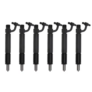 6Pcs Fuel Injector 687372C91 749945C91 for CASE Engine D-414 D-436 D-466 DT-414 DT-436 DT-466 DT-466B DTI-466 DTI-466B DTI-466C Combine 1660 1670 1680